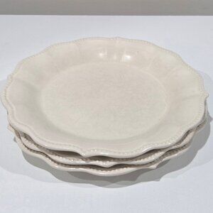 Pioneer Woman 3 Paige off-white dinner plates